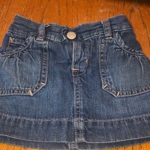 Baby Gap denim skirt.